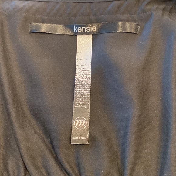 KENSIE Butterfly Black Maxi Dress Medium - Picture 6 of 7